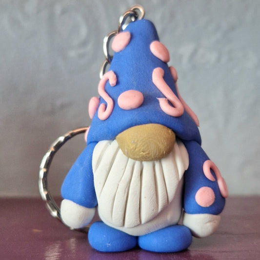 Cute clay gonk keyring