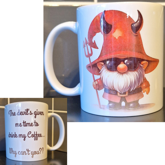 Devil gonk coffee mug