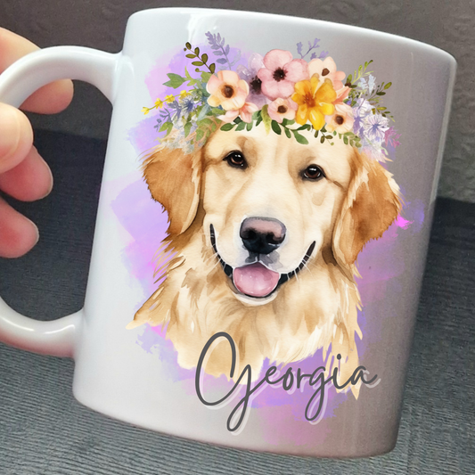 Personalised labrador mug