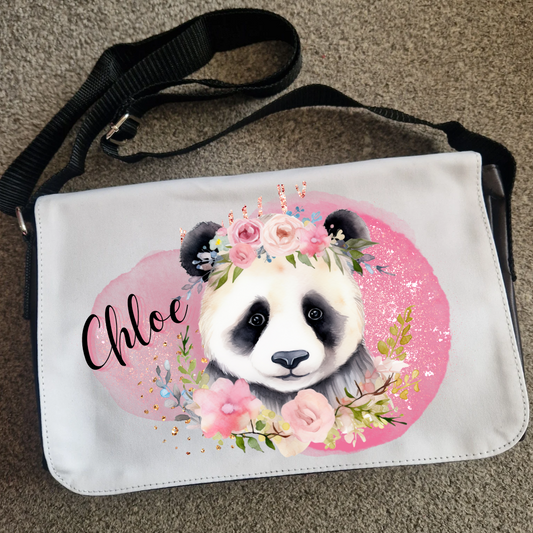 Personalised baby changing bag  - panda design