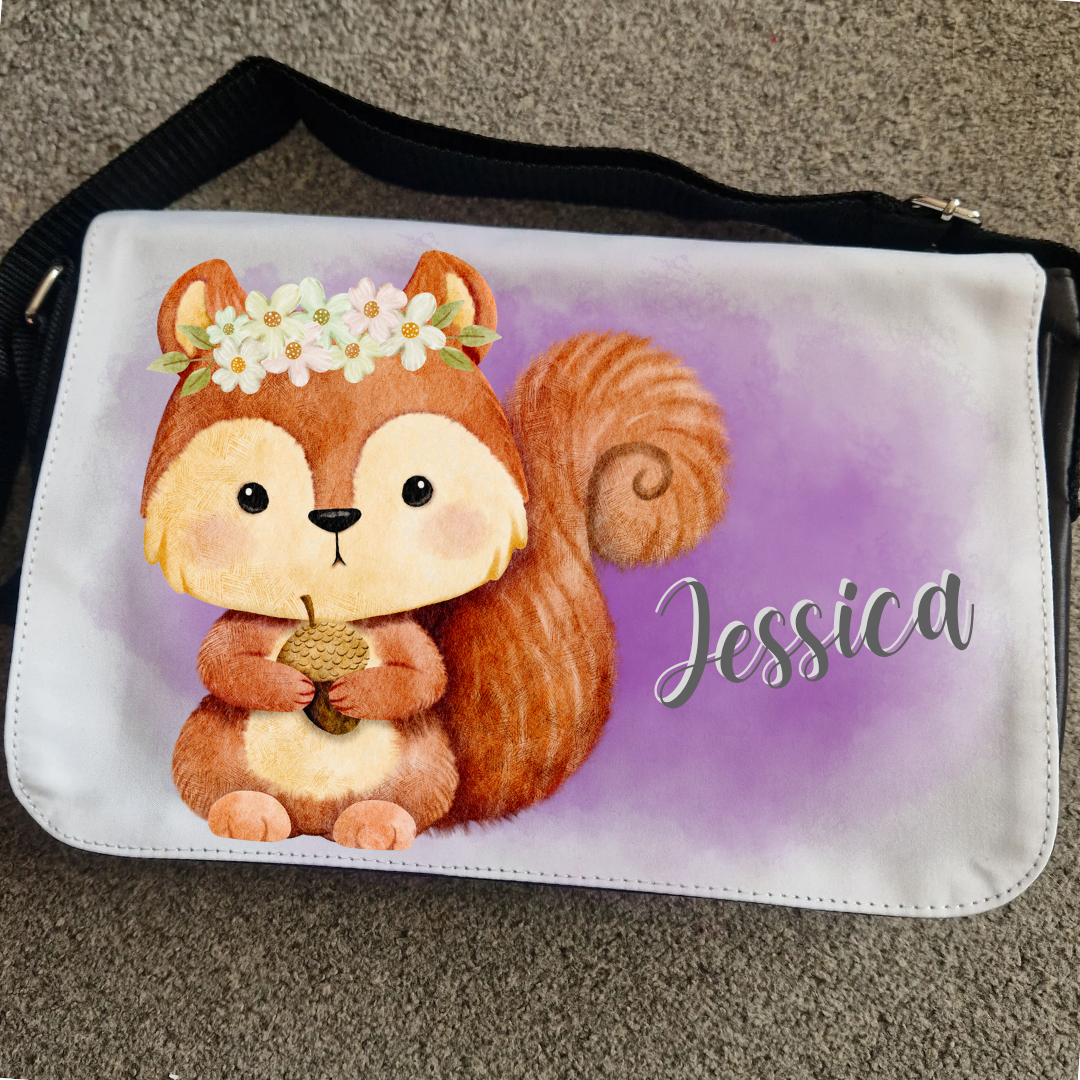 Personalised baby changing bag  - squirrel design