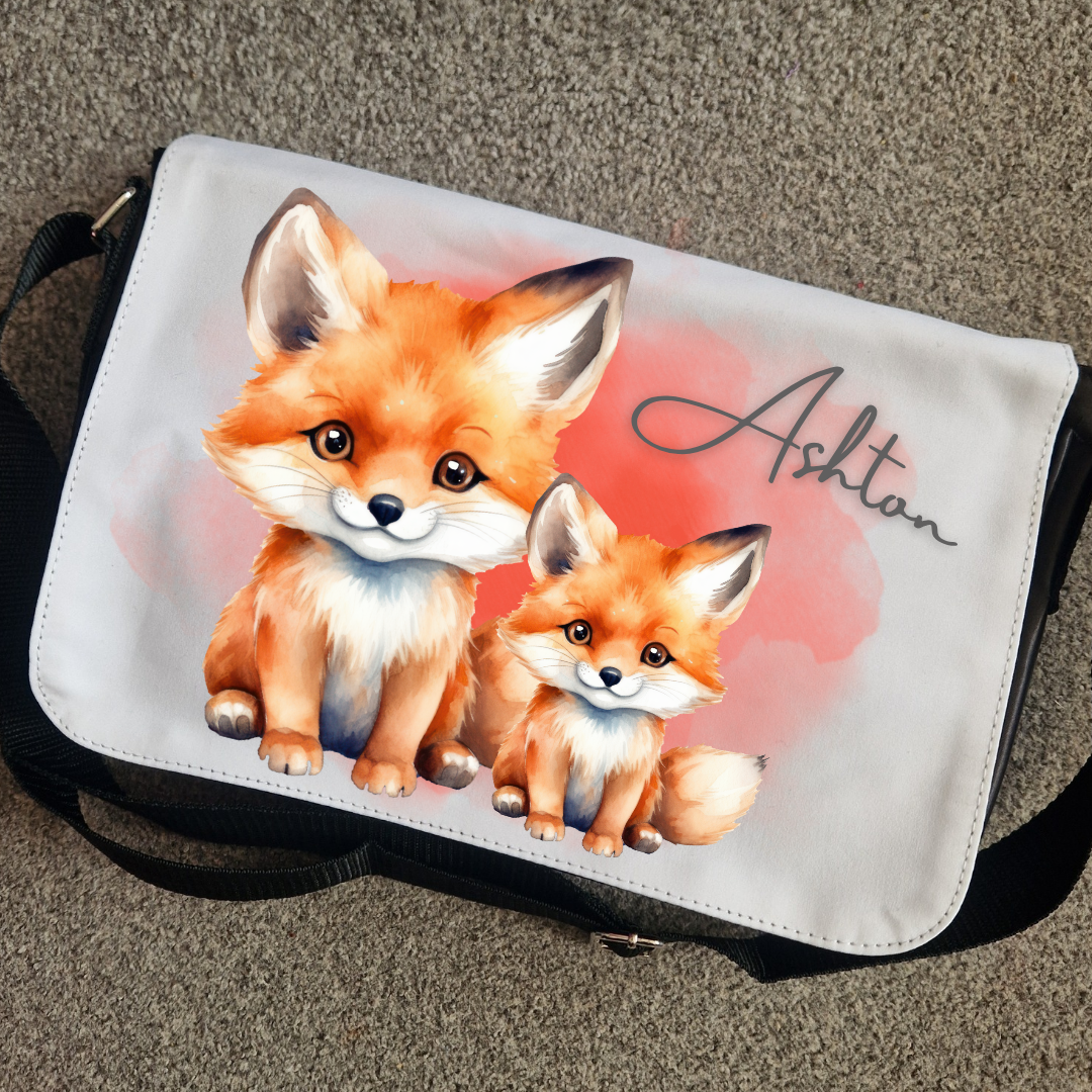 Personalised baby changing bag  - cute fox design