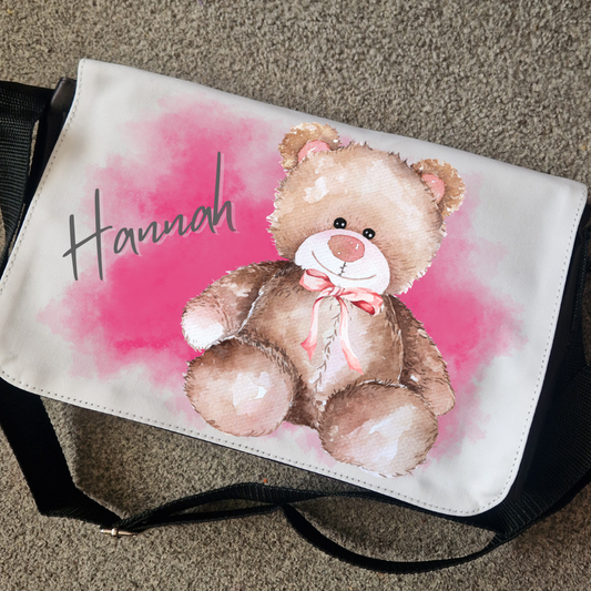 Personalised baby changing bag  - teddy bear design